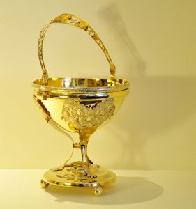 Coppa in argento vermeil